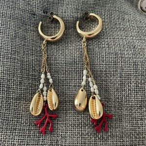 Zara Dangling Shells Earrings